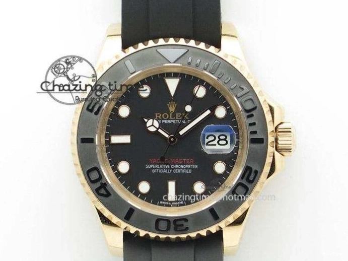 MiroTime 0523 QuickDry DayDate 40 SS GSF Gain Weight Blue Roman Dial Diamonds Bezel on President Bracelet A 1917